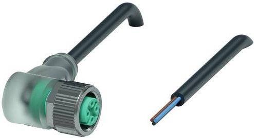 Pepperl+Fuchs 240203 Sensor-Aktor-Steckverbinder konfektioniert, 3-polig, schwarz, Länge: 2 m - Bild 1