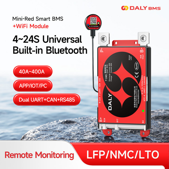 Daly Smart WiFi Bluetooth BMS für LiFePO4 und Li-Ionen-Akkus mit RS485 und CANBUS - Bild 1