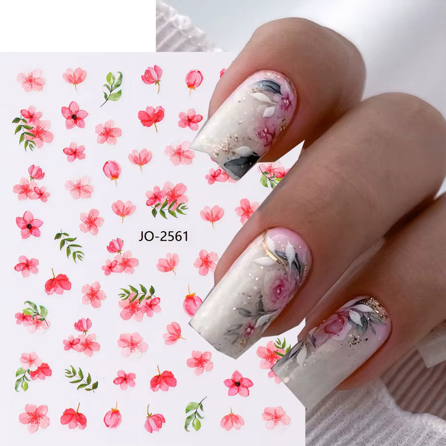 Full Beauty Nail Art Aufkleber, Blumenmuster - Bild 2