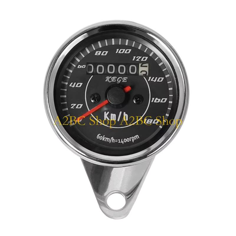 A2BC Anpassbarer Motorrad-Tachometer-Kilometerzähler aus wetterfestem Metall mit hochpräzisem und stoßfestem Design - Bild 2
