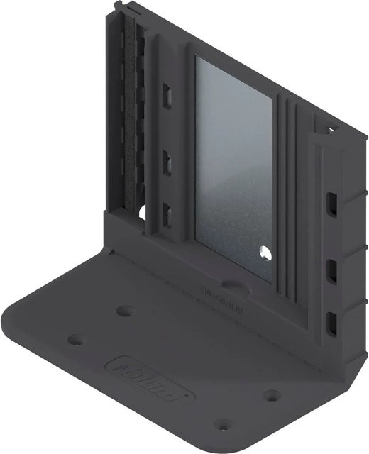 Blum Aufnahmewinkel Servo Drive für 2-fach Schubkasten, Grau, 95 x 138 mm - Bild 1