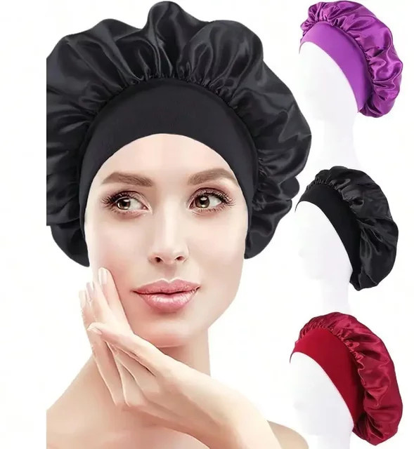 Spandex-Schlafmütze für Damen mit hoher Krempe - Bild 1