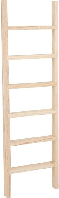VBS Holz-Leiter aus Kiefernholz in Beige, Höhe: 60 cm - Bild 1
