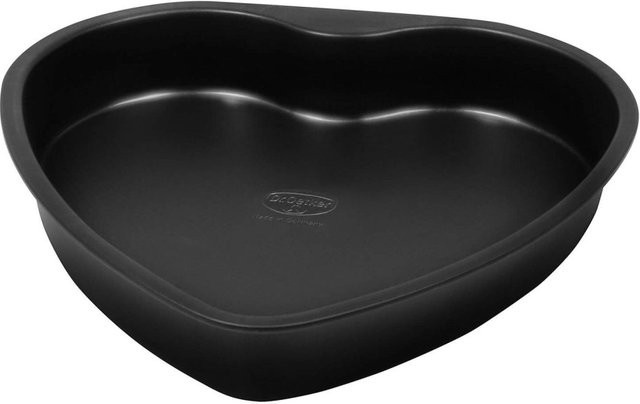 Dr. Oetker Backform Herz Tradition, Schwarz, Durchmesser: 24 cm - Bild 1