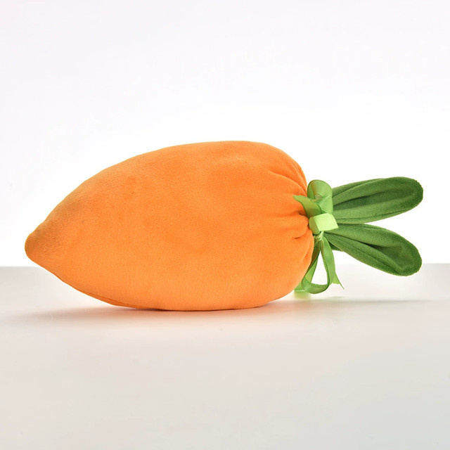5 Stück Ostern Karottenform Süßigkeitentüten mit Kordelzug als Geschenkverpackung in Orange - Bild 1