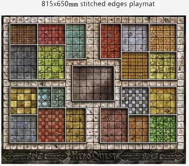 Binchi Outdoor Product Heroquest Spielmatte, mit genähten Kanten - Bild 1