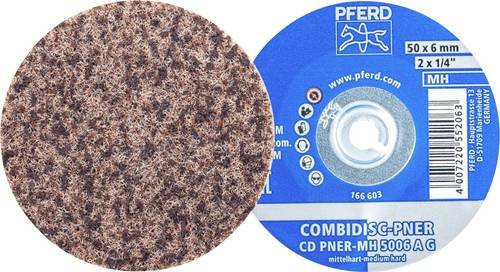 PFERD COMBIDISC Vliesronde CD PNER für Finish, Durchmesser: 50 mm, Körnung: Grob, Mittelhart, 25 Stück - Bild 1