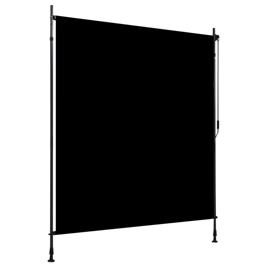 vidaXL Außenrollo Anthrazit mit Kurbel, B/H: 200 x 270 cm - Bild 2