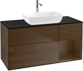 V&B Waschtischunterschrank Finion in Walnuss, Breite: 120 cm - Bild 1