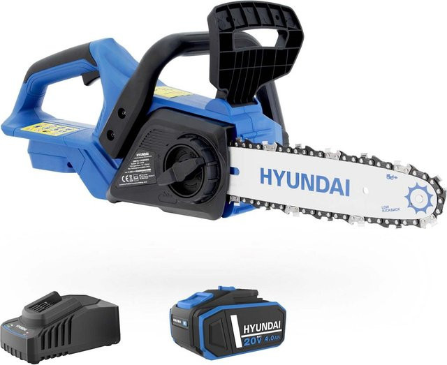 Hyundai Akku Kettensäge CS2010LI-4A1 in Blau mit Ersatzakku - Bild 1
