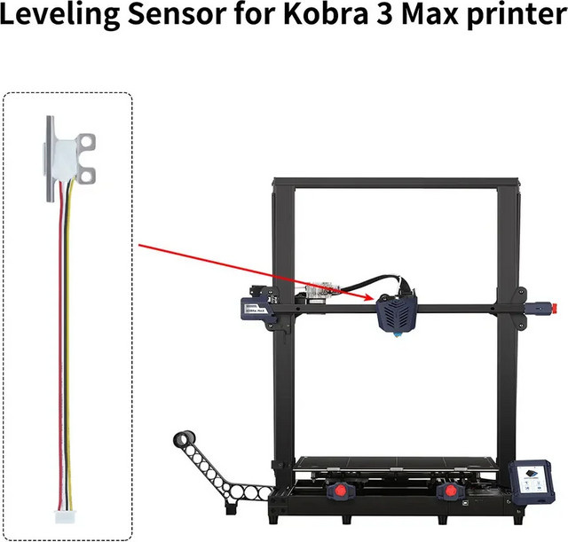 Anycubic Kobra 3 Max Heißer Bett Druck Sensor Dehnungsmesser für 3D Drucker Zubehör - Bild 1