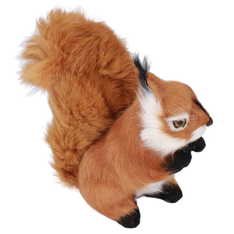 TOMTOP JMS Lebensechtes Eichhörnchen als Gartenornament in Braun - Bild 7