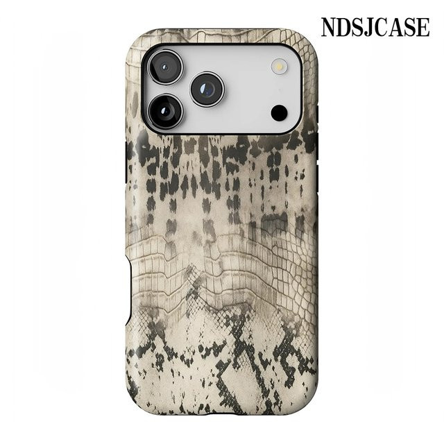 Ash Splatter Handyhülle für iPhone in Grau mit Luxus-Doppelschicht-Rückseite - Bild 1