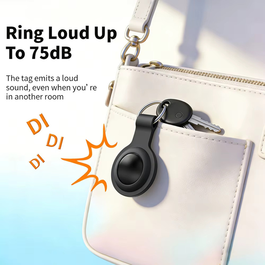 HIMOJO 2-in-1 Dual-Modus Anti-Verlust-Tracker in Schwarz, wasserdichter GPS-Tag für Android und iOS kompatibel - Bild 2