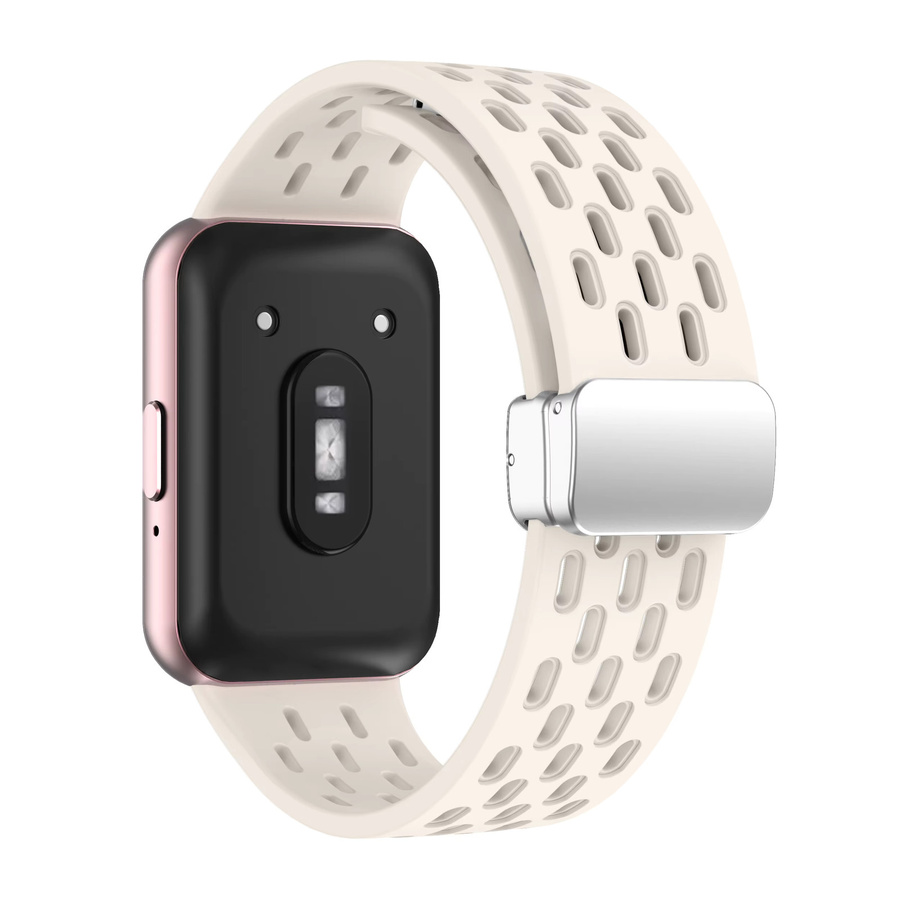 Samsung Uhrenarmband Silikon, Weiß, Unisex - Bild 2