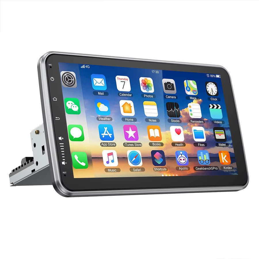 ESSGOO Universal Autoradio mit 10,1 Zoll Touchscreen, Android 15, 64GB, Schwarz, 1 DIN, Kabelloses CarPlay, Android Auto, GPS, WiFi, Bluetooth und RDS - Bild 7
