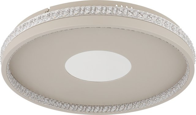 Deckenleuchte GLOBO Lighting SHIRLEY in Beige, dimmbar mit Fernbedienung und Nachtlichtfunktion, rund - Bild 1