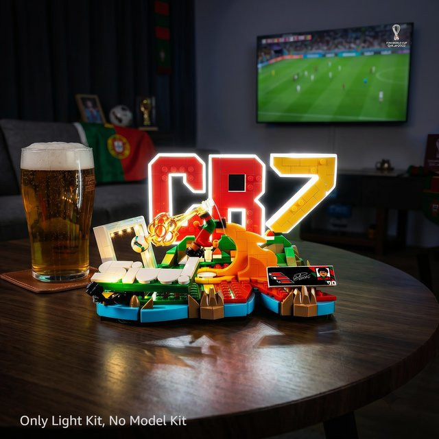 BlockGlow LED-Lichtset passend für Lego 43012 Ronaldo Fußball-Highlights-Ideen aus Kunststoff - Bild 1