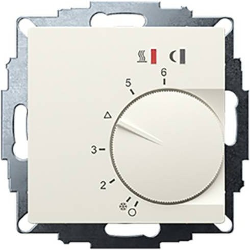 Eberle UTE 2800-F-RAL1013-M-55 Raumthermostat Unterputz zum Heizen in Beige mit Display - Bild 1