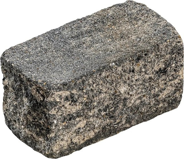 Diephaus Mauerstein Maximo Kina Beton Weiß-Schwarz B: 25 cm, T: 12,5 cm, H: 12,5 cm - Bild 1