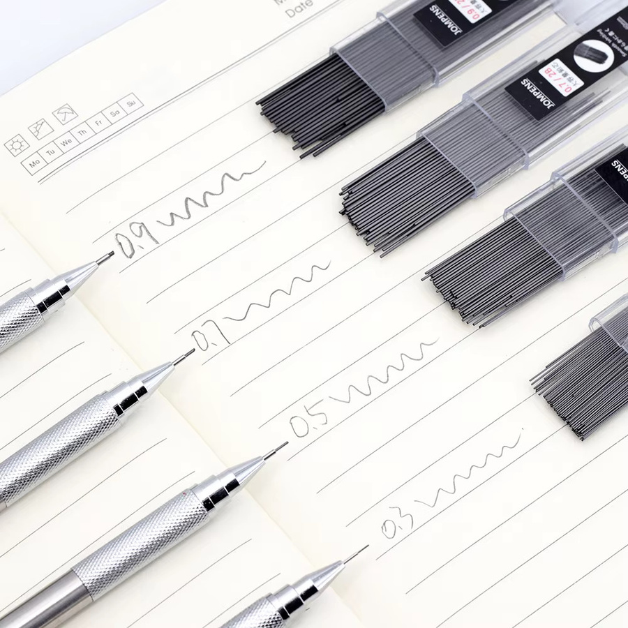 MROOFUL 2B Automatische Bleistiftminen Set, 3 Boxen, Schwarz, für Skizzieren und Zeichnen - Bild 5