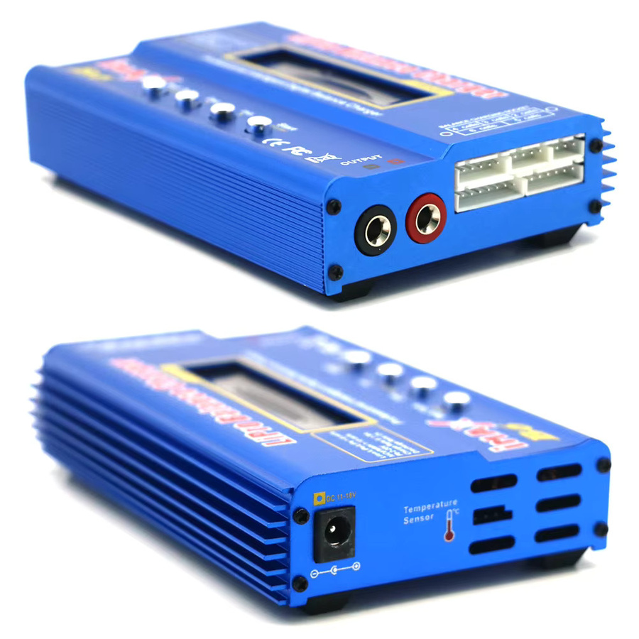 ZDRACING IMAX B6 80W RC-Ladegerät in Blau mit XT60 Anschluss für 1–6 Zellen LiPo-Akkus - Bild 4