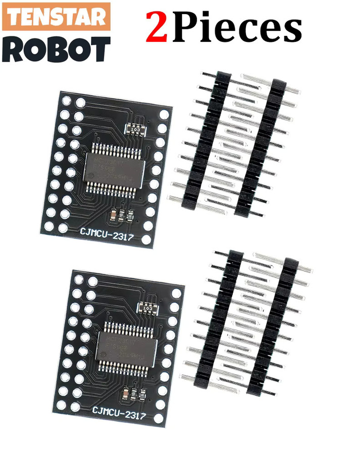TENSTAR 2 Stück MCP23017 Serielles Schnittstellenmodul IIC I2C SPI Bidirektionaler 16-Bit I/O Expander in Schwarz - Bild 5