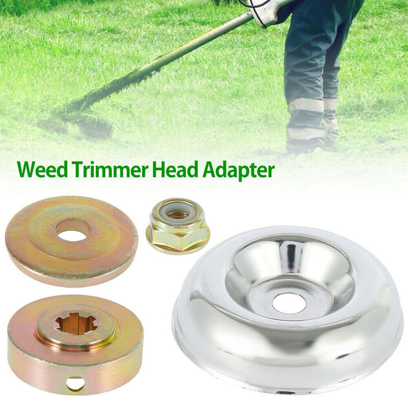 Kkmoon 4-teiliges Outdoor-Trimmerkopf-Adapter-Set aus Stahl in Silber - Bild 4
