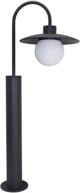 LUXULA Außenstandleuchte Schwarz aus Aluminium mit Erdspieß, E27 Fassung, IP44, Höhe: 65 cm - Bild 1