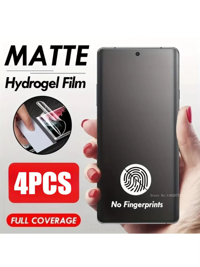 4er Pack matte Hydrogelfolie für Samsung Galaxy S24 Full Cover Displayschutzfolie - Bild 5
