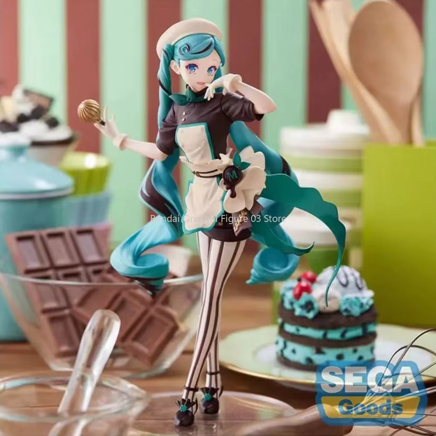 SEGA Vocaloid Hatsune Miku Dunkle Schokolade Gebäck Chef, Modell Puppen, Einzelfigur - Bild 2