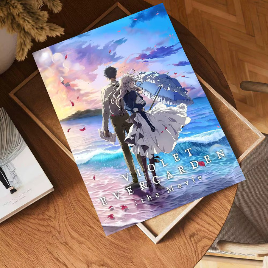 Anime Violet Evergarden Retro Wandposter aus Kraftpapier Multicolor - Bild 4