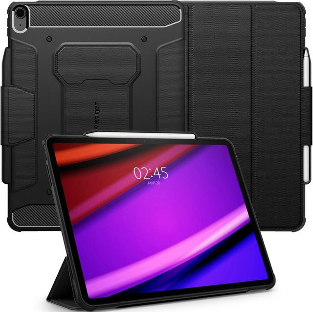 Spigen Rugged Armor Pro Schutzhülle für iPad Air 13 2024 in Schwarz - Bild 1