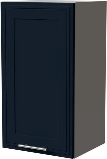 Feldmann-Wohnen Hängeschrank Salo Küchenschrank in Indigo Grau Matt mit Kassettenoptik, B/T/H: 40 x 32,5 x 72 cm - Bild 1