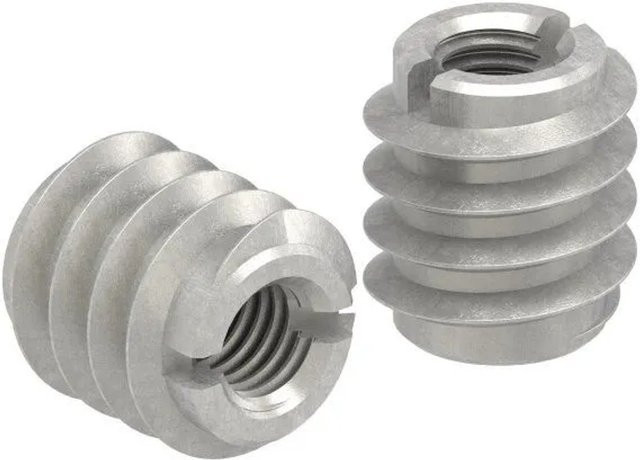 FeNau Rampa-Muffe Typ B aus Edelstahl V2A in Silber, M8 x 18 mm für Vorbohrung 14,0-14,5 mm - Bild 1