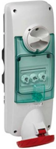 Schneider Electric PKB63R535 CEE Wandsteckdose 63A 415V IP65 Weiß - Bild 1