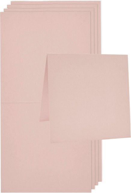 Rico Design Paper Poetry Luxury Karten Quadratisch English Rose aus Papier - Bild 1