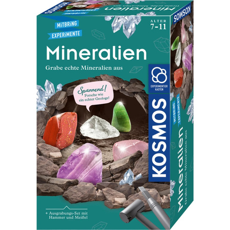 KOSMOS Mineralien Experimentierkasten Geologie ab 7 Jahren