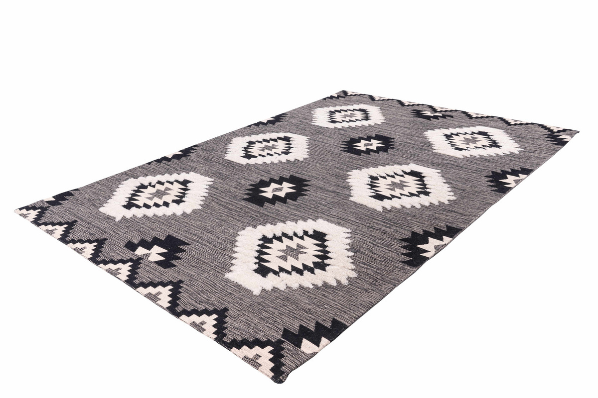 Arte Espina Teppich Ethnie 400 Grau, rechteckig, 3D-Design, Kurzflorteppich, B: 150 cm, T: 80 cm, Höhe: 1 cm - Bild 1