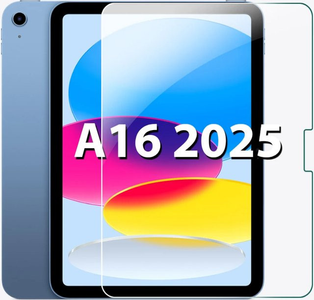 Apple Displayschutzfolie aus gehärtetem Glas für iPad Pro 13 M4/M5, iPad Air 11 M2/M3, iPad Air 5/4, iPad Mini 6/7 und iPad 10. Generation, transparent - Bild 1