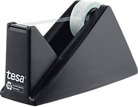 Tesa Tischabroller Economy Recycled Schwarz inklusive tesafilm eco & crystal Klebeband für Breiten bis 19 mm - Bild 2