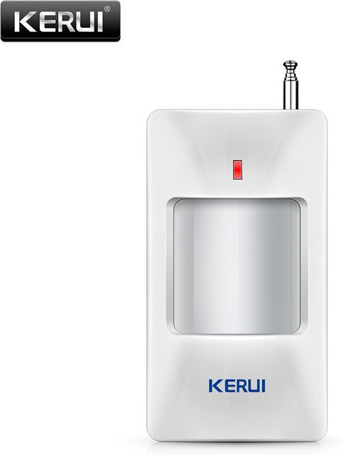 KERUI Drahtloser Intelligenter PIR Bewegungsmelder als Einbruchschutz-Alarmdetektor für GSM und WIFI, Farbe: Weiß - Bild 1