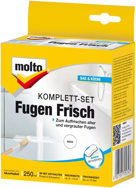 Molto Fugen-Frisch Komplett-Set Weiß 250 ml - Bild 1