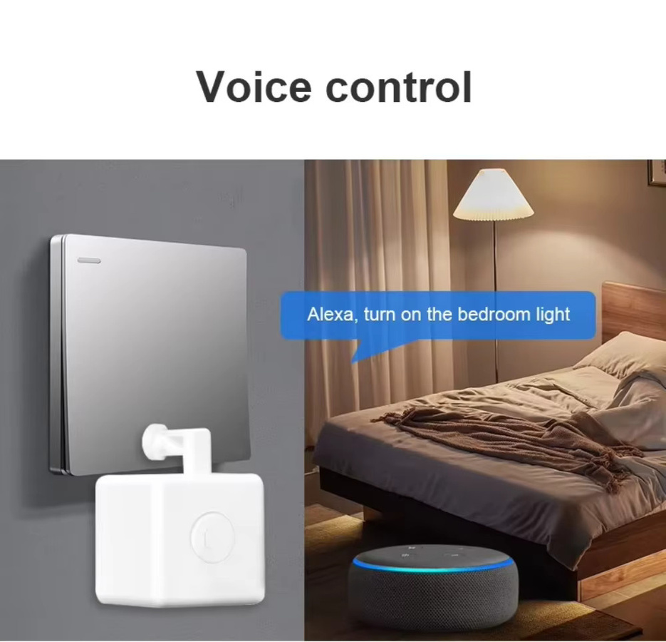 Tuya Fingerbot Plus Zigbee und Bluetooth smarter Roboter-Tastendrücker in Weiß für die Smart Life App mit CR2 Batterieversion - Bild 2