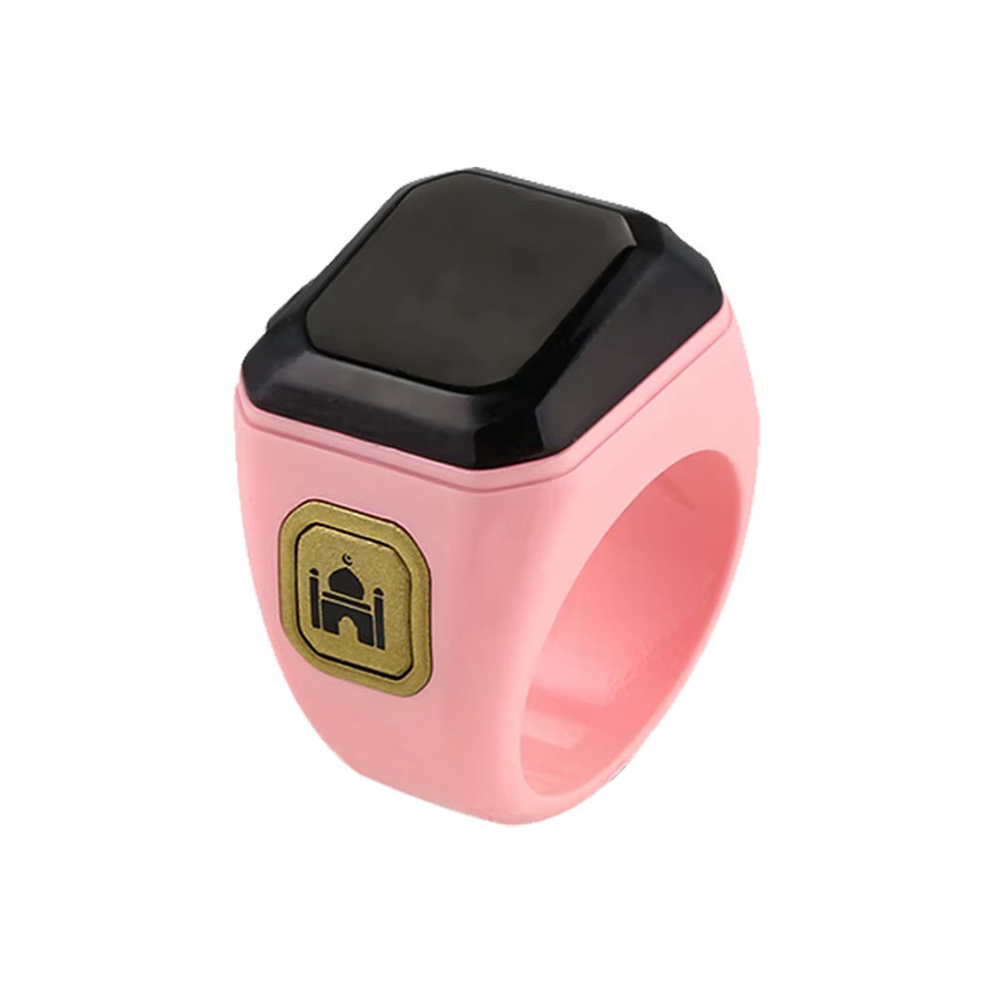 Ola Esporte Smart Ring Qibla Smart Tasbih Digitaler Zähler in Pink mit Vibrationserinnerung für die 5 Gebetszeiten - Bild 5