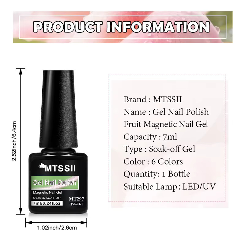 Mtssii Magnetgel-Nagellack Guave & Traube, 7 ml, Schimmernd - Bild 6
