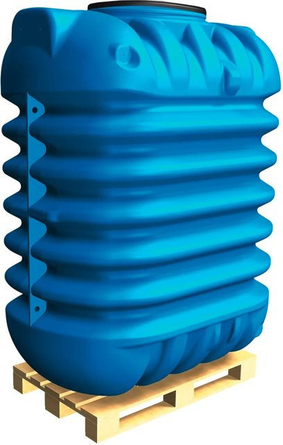 4rain Erdtank-Paket Modularis 15.000 Garten-Comfort in Schwarz und Blau aus Kunststoff - Bild 1