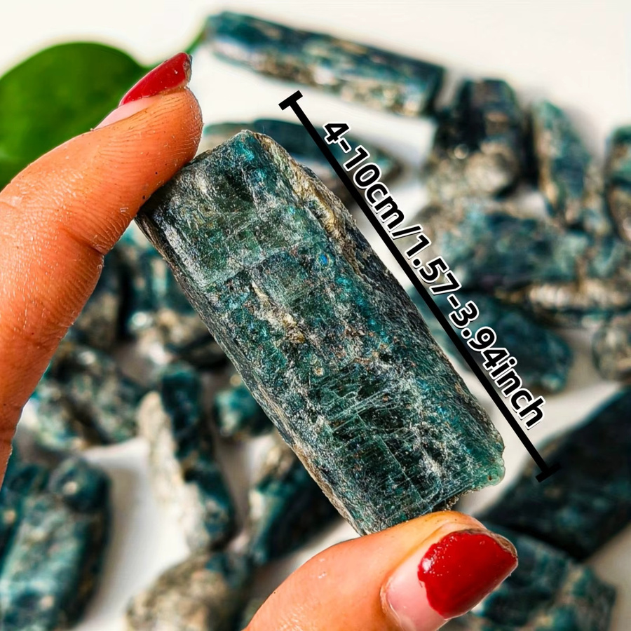 CrystalHola Grüner Kristall-Mineralienstein als reaktiver Leuchtstein für deine Dekoration in Heim oder Büro - Bild 3