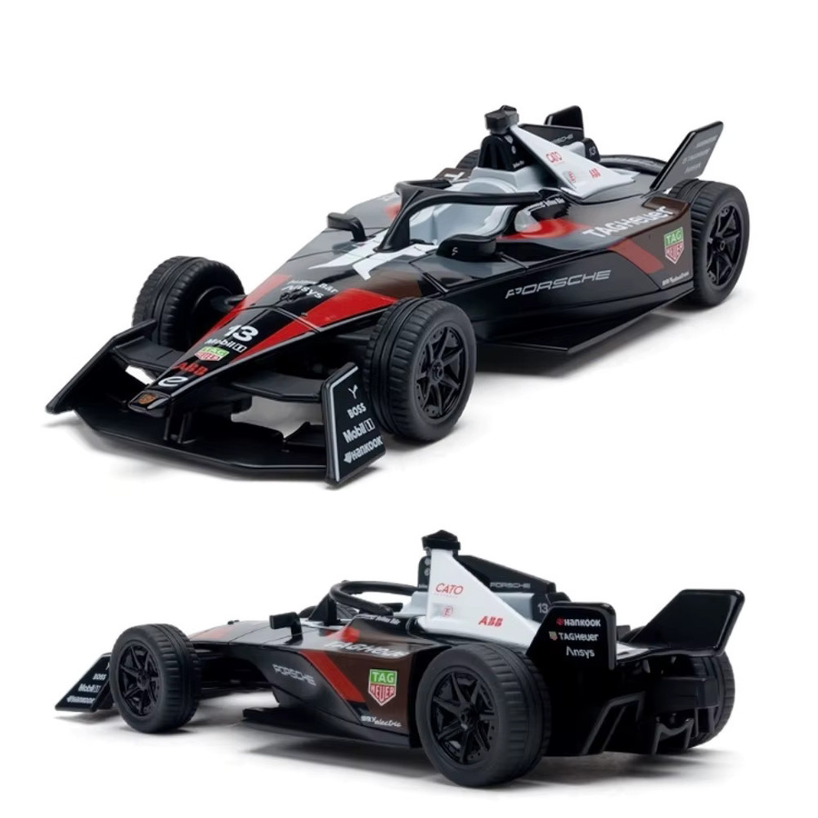 MAKEDA Formel E Modell-Rennwagen, 1:32, Metall, Gummi, Rot - Bild 5