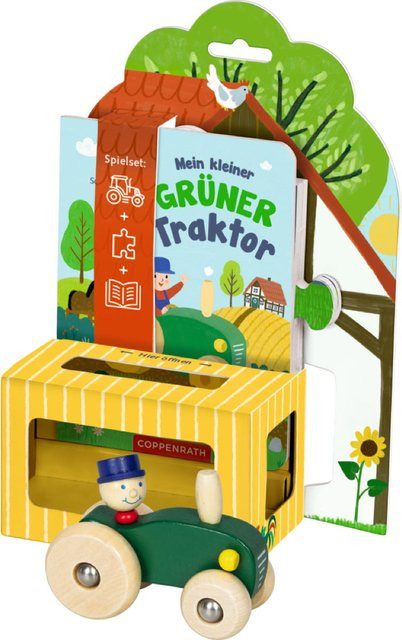 Coppenrath Mein kleiner grüner Traktor, Spielset, Holz - Bild 1